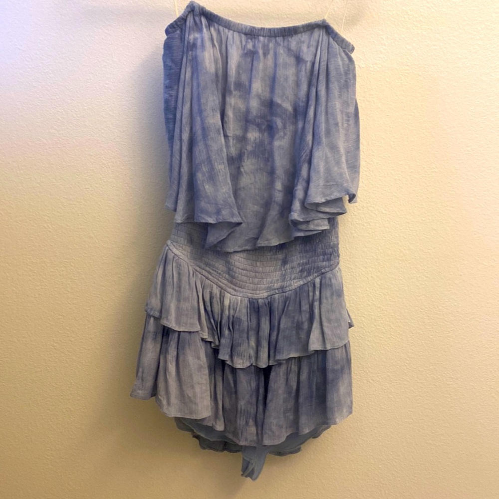 Mustard Seed the dye open back romper/cover up
